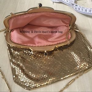 Vintage Whiting & Davis 1940’s bag
